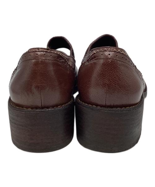 tricot COMME des GARCONS（トリココムデギャルソン）tricot COMME des GARCONS (トリココムデギャルソン) レザー　メリージェーン ブラウン サイズ:24の古着・服飾アイテム