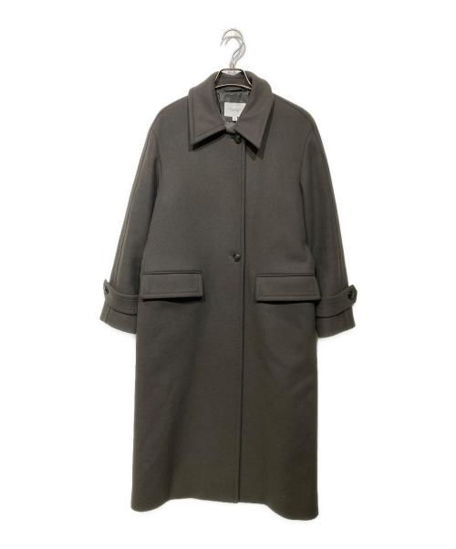 BEAUTY&YOUTH（ビューティーアンドユース）BEAUTY&YOUTH (ビューティーアンドユース) メルトンステンカラーベルトロングコート　1625-144-4638 グレー サイズ:Sの古着・服飾アイテム