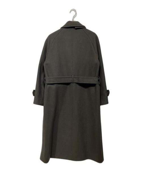 BEAUTY&YOUTH（ビューティーアンドユース）BEAUTY&YOUTH (ビューティーアンドユース) メルトンステンカラーベルトロングコート　1625-144-4638 グレー サイズ:Sの古着・服飾アイテム