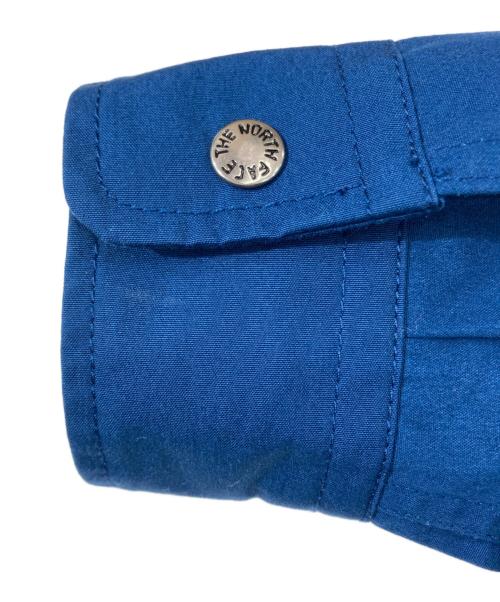 THE NORTHFACE PURPLELABEL（ザ・ノースフェイス パープルレーベル）THE NORTHFACE PURPLELABEL (ザ・ノースフェイス パープルレーベル) NP2203N　65/35 CPO Shirt ブルー サイズ:Mの古着・服飾アイテム