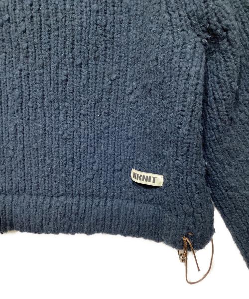 NKNIT（ンニット）NKNIT (ンニット) 2way high neck KNIT 24AW-N012 ネイビー サイズ:1の古着・服飾アイテム