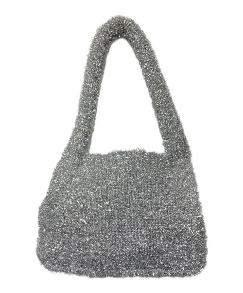 NKNIT（ニット）NKNIT (エヌニット) kira kira hand bag シルバーの古着・服飾アイテム
