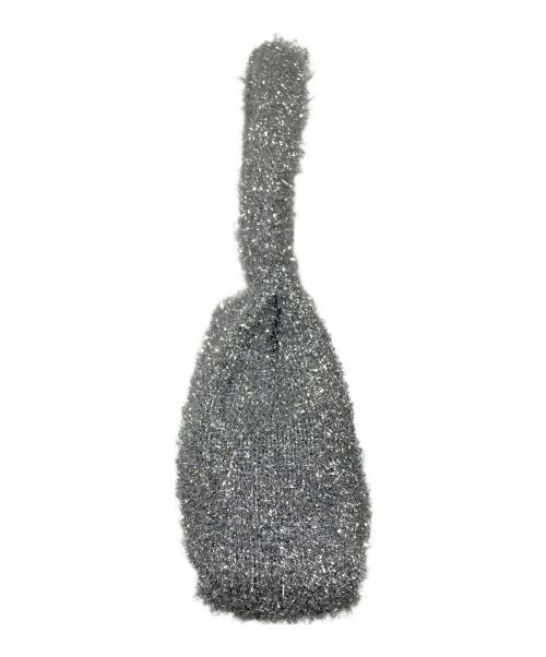 NKNIT（ニット）NKNIT (エヌニット) kira kira hand bag シルバーの古着・服飾アイテム