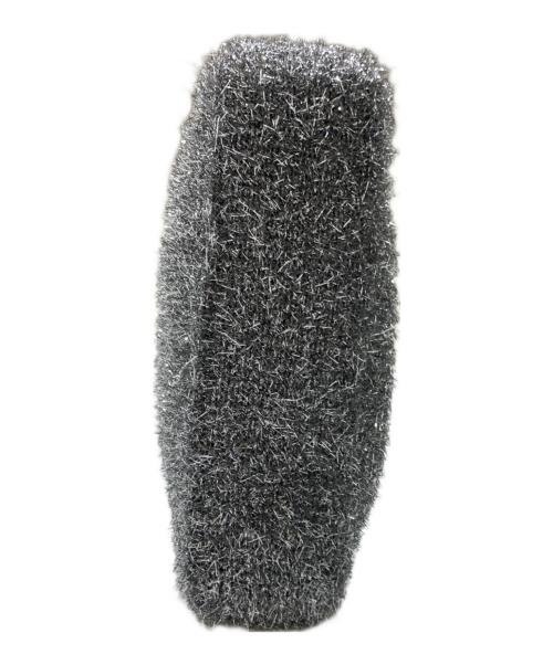 NKNIT（ニット）NKNIT (エヌニット) kira kira hand bag シルバーの古着・服飾アイテム