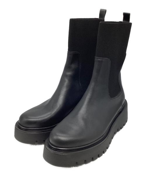 PLAIN PEOPLE（プレインピープル）PLAIN PEOPLE (プレインピープル) サイドゴアブーツ ブラック サイズ:39の古着・服飾アイテム