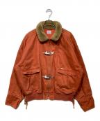 PAPASパパス）の古着「ファイヤーマンジャケット　D0484FJM03」｜オレンジ
