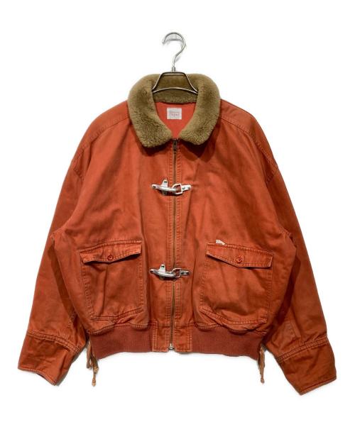 PAPAS（パパス）PAPAS (パパス) ファイヤーマンジャケット　D0484FJM03 オレンジ サイズ:Lの古着・服飾アイテム