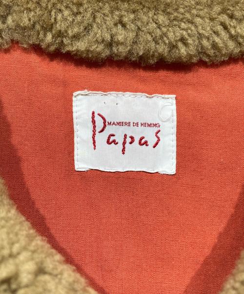PAPAS（パパス）PAPAS (パパス) ファイヤーマンジャケット　D0484FJM03 オレンジ サイズ:Lの古着・服飾アイテム