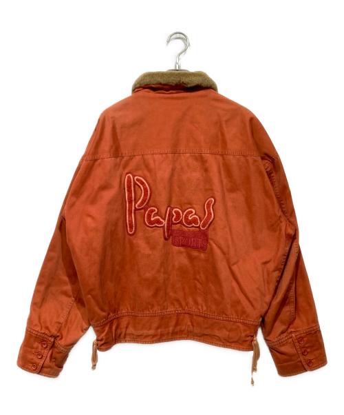 PAPAS（パパス）PAPAS (パパス) ファイヤーマンジャケット　D0484FJM03 オレンジ サイズ:Lの古着・服飾アイテム