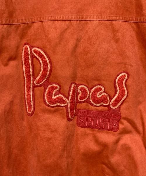 PAPAS（パパス）PAPAS (パパス) ファイヤーマンジャケット　D0484FJM03 オレンジ サイズ:Lの古着・服飾アイテム
