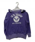 TOYS MCCOYトイズマッコイ）の古着「後付けパーカー」｜パープル