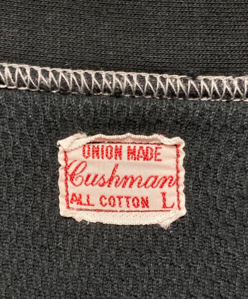 CUSHMAN（クッシュマン）CUSHMAN (クッシュマン) ショールカラースウェットカーディガン ブラック サイズ:Lの古着・服飾アイテム