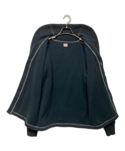 CUSHMAN（クッシュマン）CUSHMAN (クッシュマン) ショールカラースウェットカーディガン ブラック サイズ:Lの古着・服飾アイテム