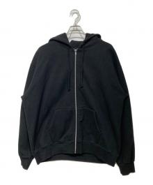 SUPREME×THRASHER（シュプリーム×スラッシャー）の古着「Zip Up Hooded Sweatshirt」｜ブラック
