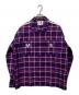 adidas（アディダス）の古着「 JG1334　KORN FLANNEL LS MULTCO」｜パープル