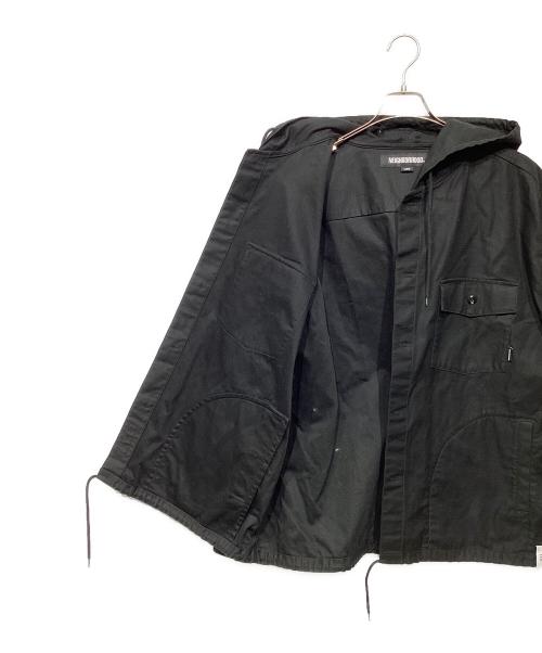 NEIGHBORHOOD（ネイバーフッド）NEIGHBORHOOD (ネイバーフッド) HOODED SHIRT LS ブラック サイズ:Lの古着・服飾アイテム