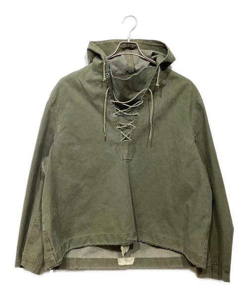 U'S NAVY（ユーエスネイビー）U'S NAVY (ユーエスネイビー) N-2デッキレインパーカー オリーブ サイズ:Lの古着・服飾アイテム