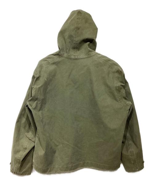 U'S NAVY（ユーエスネイビー）U'S NAVY (ユーエスネイビー) N-2デッキレインパーカー オリーブ サイズ:Lの古着・服飾アイテム