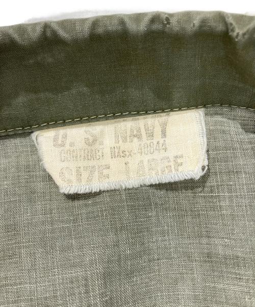 U'S NAVY（ユーエスネイビー）U'S NAVY (ユーエスネイビー) N-2デッキレインパーカー オリーブ サイズ:Lの古着・服飾アイテム