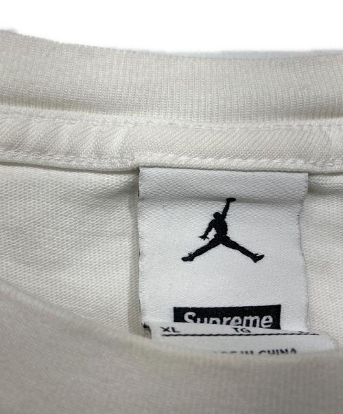 JORDAN（ジョーダン）JORDAN (ジョーダン) SUPREME (シュプリーム) Biggie S/S Top ホワイト サイズ:XLの古着・服飾アイテム