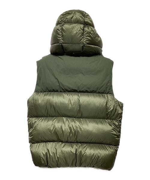 MONCLER（モンクレール）MONCLER (モンクレール) OUSTフーデッドダウンベスト オリーブ サイズ:TG6の古着・服飾アイテム