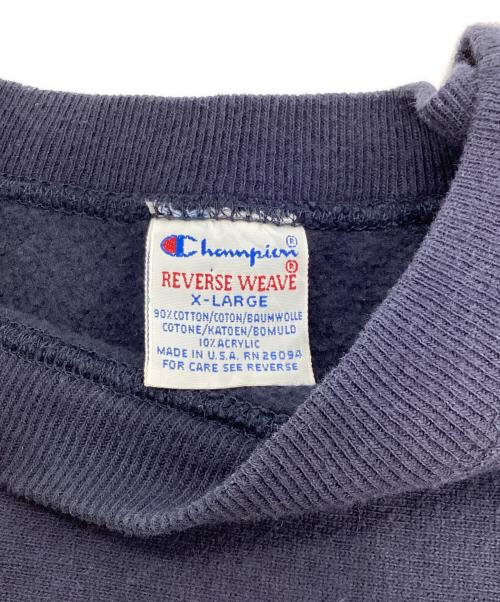 Champion（チャンピオン）Champion (チャンピオン) 90’ｓ　リバースウィーブスウェット ネイビー サイズ:XLの古着・服飾アイテム