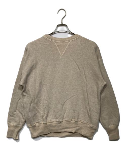 WAREHOUSE（ウエアハウス）WAREHOUSE (ウエアハウス) プリントスウェット ベージュ サイズ:42の古着・服飾アイテム