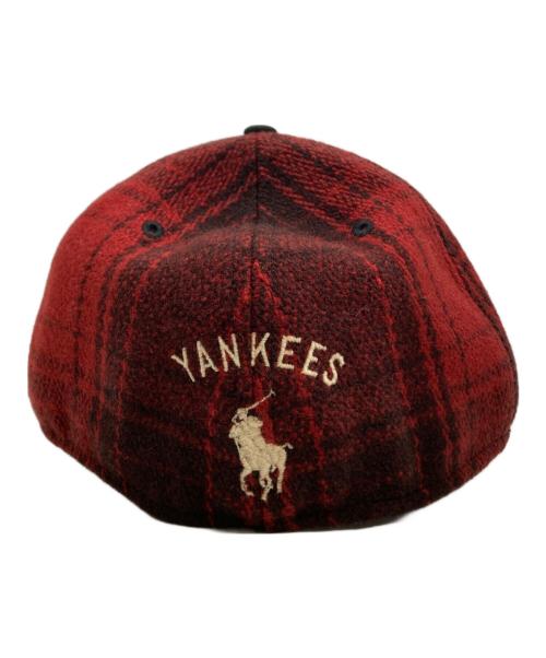 New Era（ニューエラ）New Era (ニューエラ) POLO RALPH LAUREN (ポロ・ラルフローレン) キャップ レッド サイズ:XLの古着・服飾アイテム