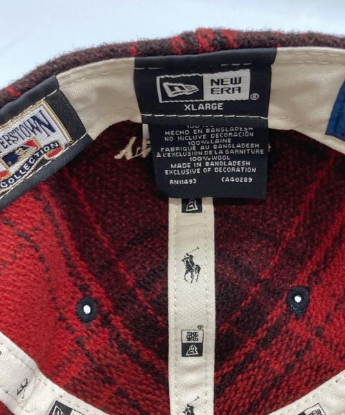New Era（ニューエラ）New Era (ニューエラ) POLO RALPH LAUREN (ポロ・ラルフローレン) キャップ レッド サイズ:XLの古着・服飾アイテム
