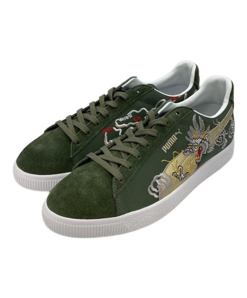 PUMA（プーマ）PUMA (プーマ) ATMOS (アトモス) SUEDE VTG MIJ SKAJAN 403613-01 グリーン サイズ:US9.5 未使用品の古着・服飾アイテム