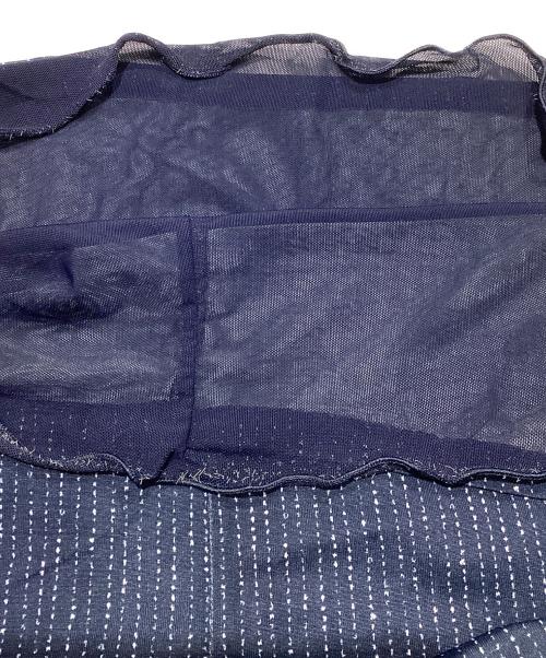 MaxMara（マックスマーラ）MaxMara (マックスマーラ) カシュクールジャージーワンピース162608790000 ネイビー サイズ:40の古着・服飾アイテム