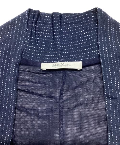 MaxMara（マックスマーラ）MaxMara (マックスマーラ) カシュクールジャージーワンピース162608790000 ネイビー サイズ:40の古着・服飾アイテム