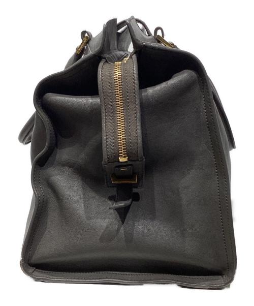 Yves Saint Laurent（イヴサンローラン）Yves Saint Laurent (イヴサンローラン) カバスシック レザーボストンバッグ　311217 グレーの古着・服飾アイテム