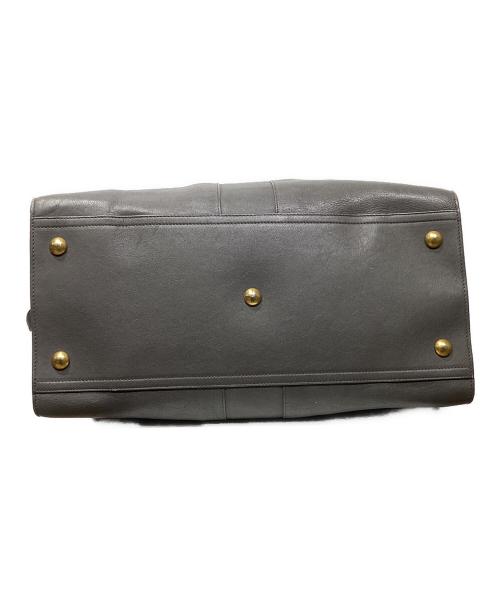 Yves Saint Laurent（イヴサンローラン）Yves Saint Laurent (イヴサンローラン) カバスシック レザーボストンバッグ　311217 グレーの古着・服飾アイテム