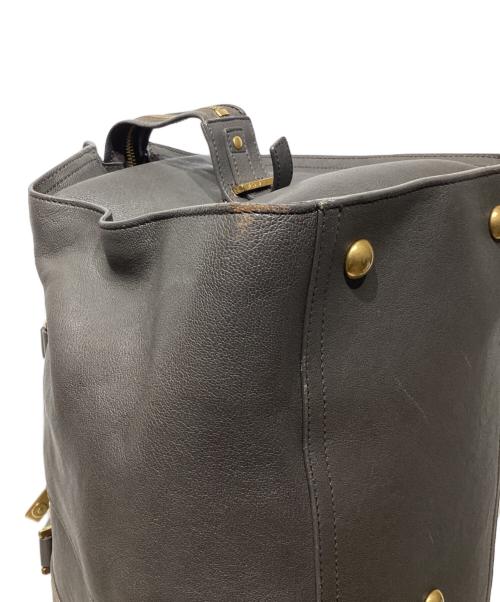 Yves Saint Laurent（イヴサンローラン）Yves Saint Laurent (イヴサンローラン) カバスシック レザーボストンバッグ　311217 グレーの古着・服飾アイテム