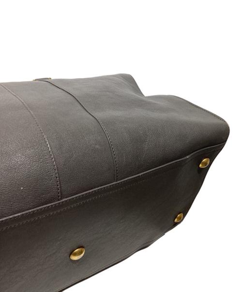 Yves Saint Laurent（イヴサンローラン）Yves Saint Laurent (イヴサンローラン) カバスシック レザーボストンバッグ　311217 グレーの古着・服飾アイテム