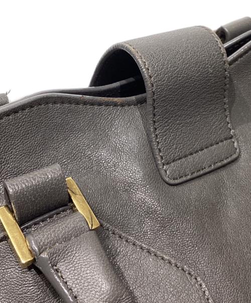 Yves Saint Laurent（イヴサンローラン）Yves Saint Laurent (イヴサンローラン) カバスシック レザーボストンバッグ　311217 グレーの古着・服飾アイテム