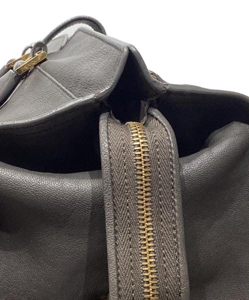 Yves Saint Laurent（イヴサンローラン）Yves Saint Laurent (イヴサンローラン) カバスシック レザーボストンバッグ　311217 グレーの古着・服飾アイテム