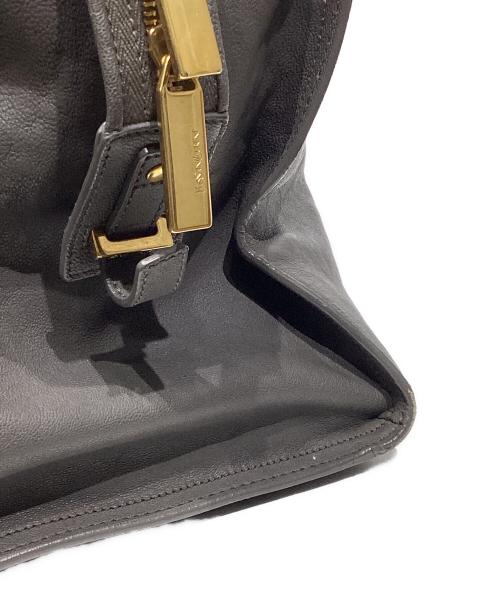 Yves Saint Laurent（イヴサンローラン）Yves Saint Laurent (イヴサンローラン) カバスシック レザーボストンバッグ　311217 グレーの古着・服飾アイテム