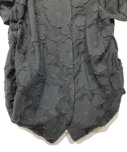 TAO COMME des GARCONS（タオ コムデギャルソン）TAO COMME des GARCONS (タオ コムデギャルソン) AD2023　24SS　フリル刺繍ブラウス ブラック サイズ:Sの古着・服飾アイテム