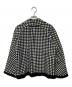 tricot COMME des GARCONS (トリココムデギャルソン) AD2014 　ラウンドカラー　ギンガムチェックジャケット ホワイト×ブラック サイズ:M：14000円