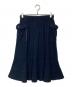 tricot COMME des GARCONS（トリココムデギャルソン）の古着「ウールコットンデザインスカート」｜ネイビー