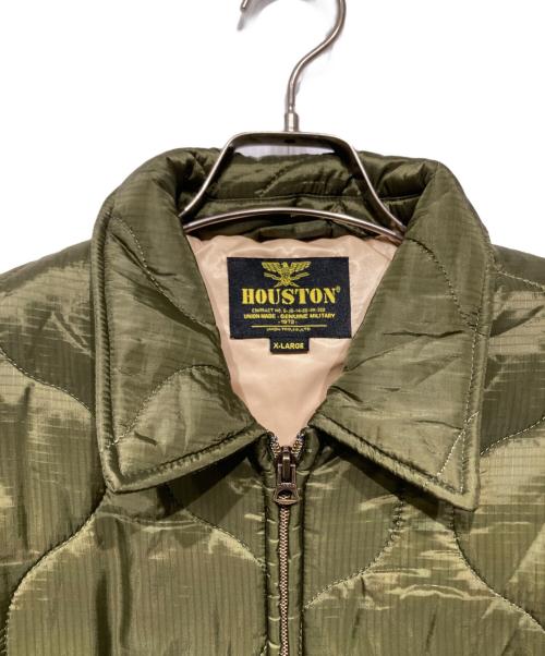 HOUSTON（ヒューストン）HOUSTON (ヒューストン) キルティングベトナムジャケット　51200 オリーブ サイズ:XLの古着・服飾アイテム