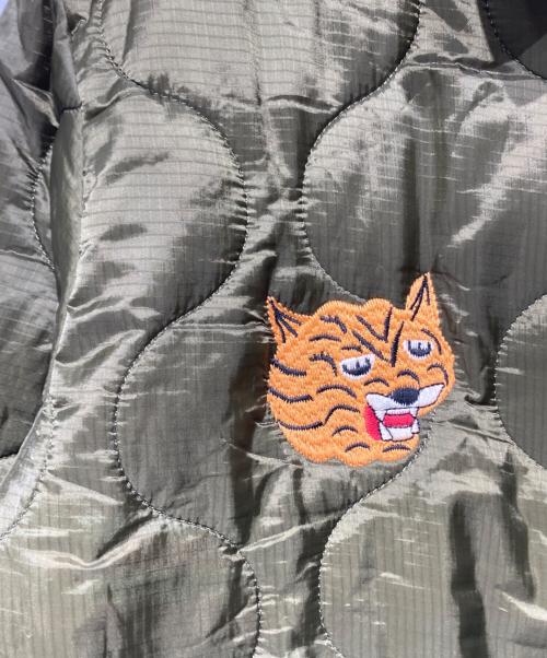 HOUSTON（ヒューストン）HOUSTON (ヒューストン) キルティングベトナムジャケット　51200 オリーブ サイズ:XLの古着・服飾アイテム