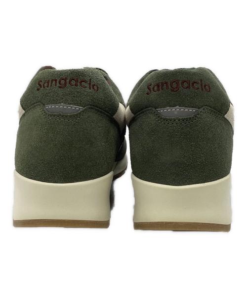 Sangacio（サンガッチョ）Sangacio (サンガッチョ) にゅ～ずbe  カモ×グリーン×帆布 オリーブ サイズ:US11の古着・服飾アイテム