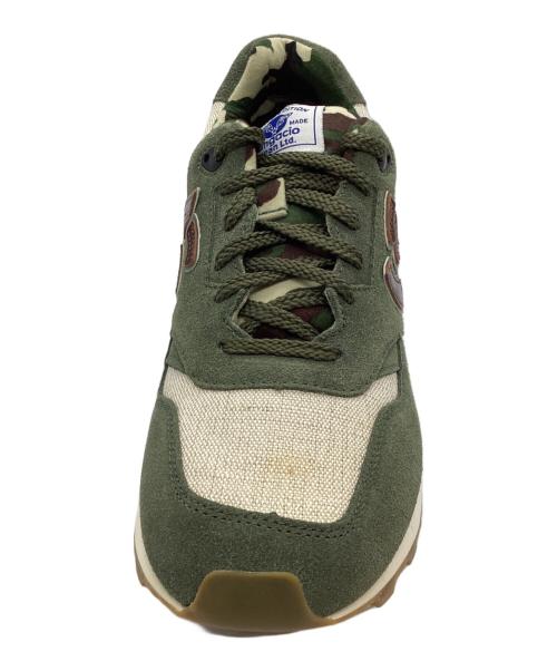 Sangacio（サンガッチョ）Sangacio (サンガッチョ) にゅ～ずbe  カモ×グリーン×帆布 オリーブ サイズ:US11の古着・服飾アイテム