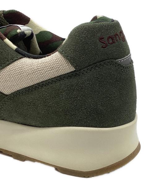 Sangacio（サンガッチョ）Sangacio (サンガッチョ) にゅ～ずbe  カモ×グリーン×帆布 オリーブ サイズ:US11の古着・服飾アイテム