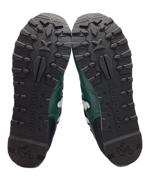 Sangacio（サンガッチョ）Sangacio (サンガッチョ) 仮面ライダー (カメンライダー) 仮面ライダー×サンガッチョ×ハロルズギア「いち号KICKS」　コラボ　スニーカー グリーン×ブラック サイズ:US10.5の古着・服飾アイテム