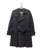 BURBERRYバーバリー）の古着「ノバチェックライナー付トレンチコート」｜ブラック