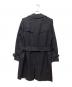 BURBERRY (バーバリー) ノバチェックライナー付トレンチコート ブラック サイズ:M：17000円